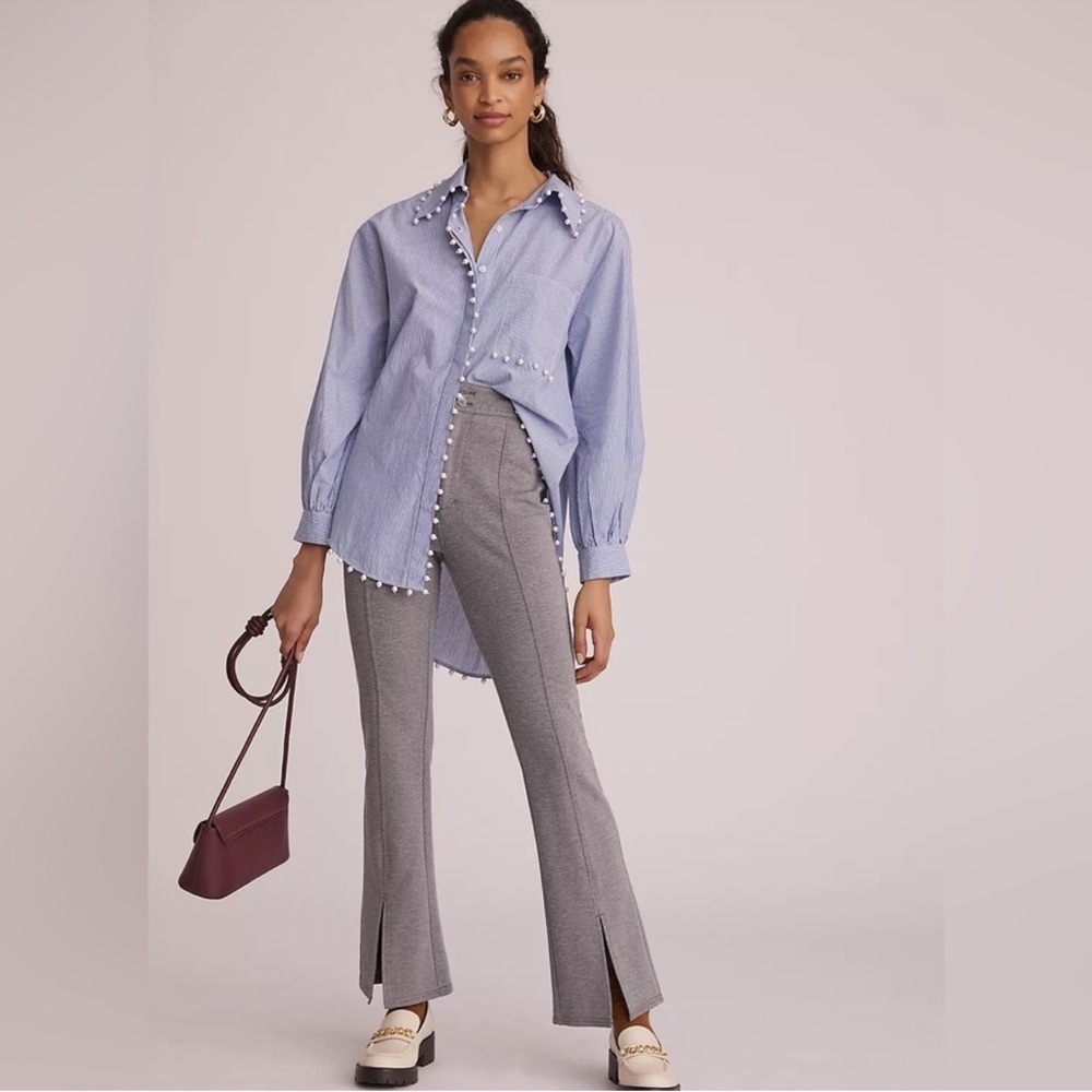 Maeve Seamed Flare Pants By Anthropologie Size 6